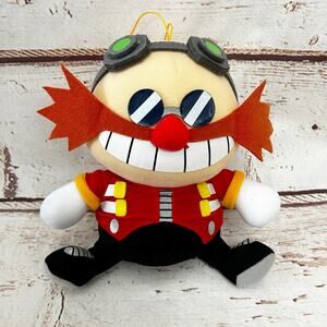 SONIC THE HEDGEHOG Robotnik Eggman SD Sitting Plush 7”